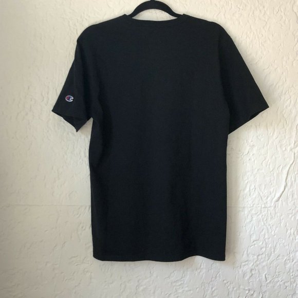 Champion Medium Fuzzy/Velvet Spellout Short Sleeve - Picture 5 of 8